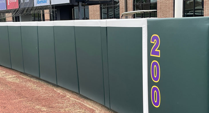 Outfield Wall Padding at Tiger Park by Field Wall Pads