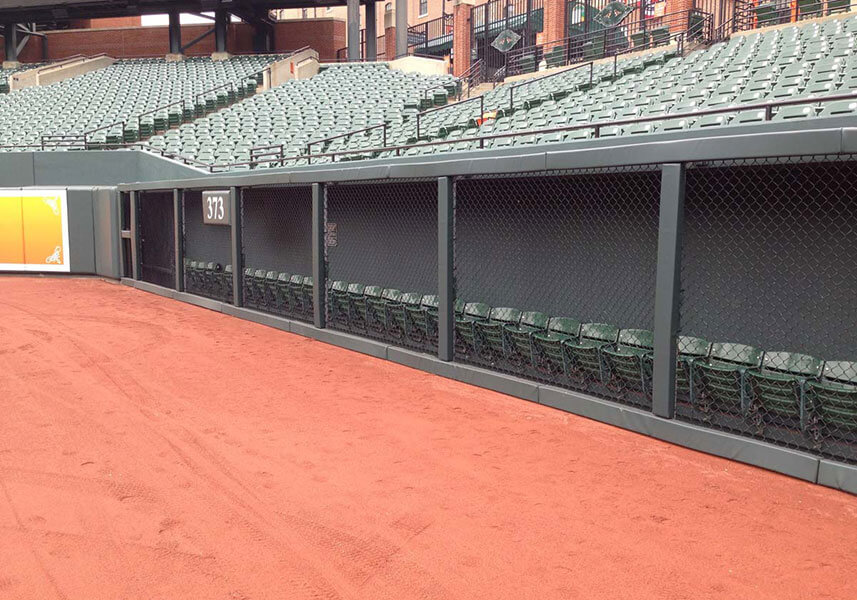 Outfield Wall Padding, Baseball Stadium Padding