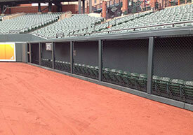 Outfield Fence Rail & Post Padding