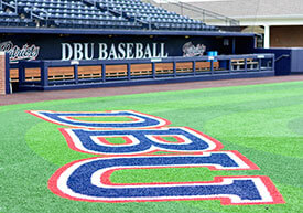 DBU Patriots Baseball Dugout Rail & Post Padding